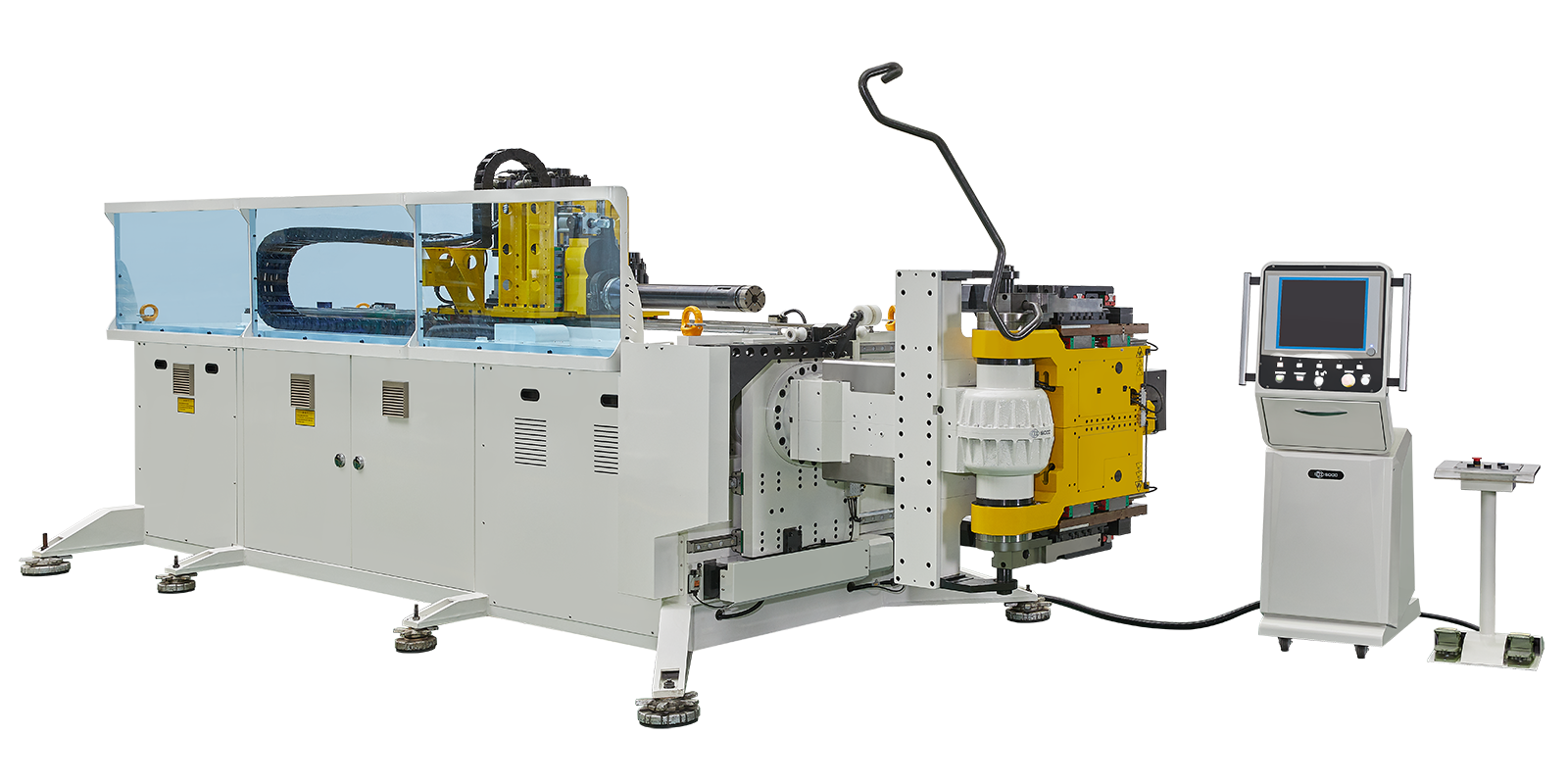 SOCO machinery OD 63.5 mm tube bending capacity + All Electric + Left and Right Tube Bending